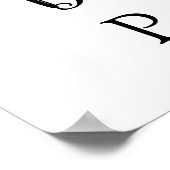 Poster Panneau de bienvenue aux boissons de cocktail pour (Coin)