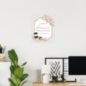 Poster Panneau de bienvenue Baby Shower Boho Love is Brew (Bureau à domicile)