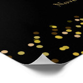 Poster Panneau de bienvenue Black Gold Dust 50e anniversa (Coin)