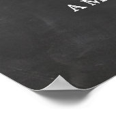 Poster Panneau de Bienvenue Choisissez Votre Taille Table (Coin)