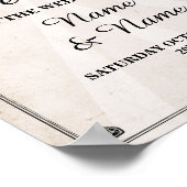 Poster Panneau de bienvenue Crâne Rustique Halloween Mari (Coin)