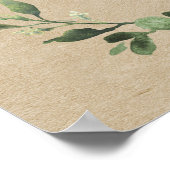 Poster Panneau de bienvenue de baby shower citrouille bla (Coin)