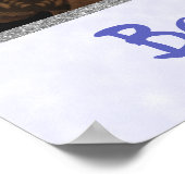 Poster Panneau de bienvenue de Bat Mitzvah de l'arbre sci (Coin)