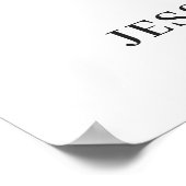 Poster Panneau de bienvenue de douche de COUPLE Elegant E (Coin)