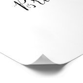 Poster Panneau de Bienvenue de Fiesta de Mariage avec Som (Coin)