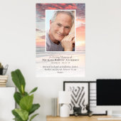 Poster Panneau de bienvenue de funérailles Budget Sunset (Bureau à domicile)