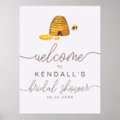 Poster Panneau de bienvenue de future mariée (Devant)