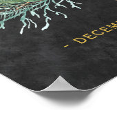 Poster Panneau de bienvenue de la courge d'hiver moderne (Coin)