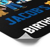 Poster Panneau de bienvenue de la police (Coin)