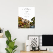 Poster Panneau de bienvenue de mariage à San Antonio (Bureau à domicile)