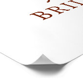 Poster Panneau de bienvenue de mariage automnal aux citro (Coin)