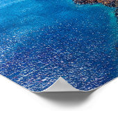 Poster Panneau de bienvenue de mariage aux citrons de San (Coin)