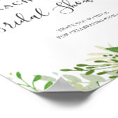 Poster Panneau de bienvenue de mariage avec citron frais (Coin)