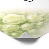 Poster Panneau de bienvenue de mariage avec feuillage de (Coin)