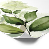 Poster Panneau de bienvenue de mariage avec typographie f (Coin)