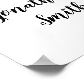 Poster Panneau de bienvenue de mariage bohème chic fleurs (Coin)