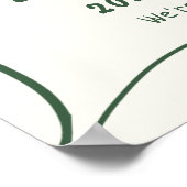 Poster Panneau de bienvenue de mariage dessiné à la main  (Coin)