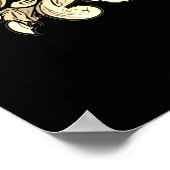 Poster Panneau de bienvenue de mariage gothique crânes no (Coin)