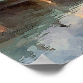 Poster Panneau de bienvenue de mariage sur la skyline de  (Coin)