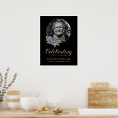 Poster Panneau de bienvenue de photo de funérailles flora (Cuisine)