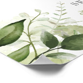Poster Panneau de bienvenue de verdure pour les 25 ans de (Coin)