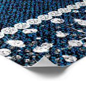 Poster Panneau de bienvenue Denim Diamond (Coin)