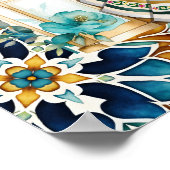 Poster Panneau de bienvenue des mariages indiens Mehndi e (Coin)