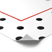 Poster Panneau de bienvenue du baby shower de Ladybug - g (Coin)