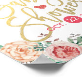 Poster Panneau de bienvenue élégant à l'aquarelle pour la (Coin)