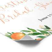 Poster Panneau de bienvenue en aquarelle pour mariage ave (Coin)