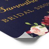 Poster Panneau de bienvenue floral entièrement éditable b (Coin)