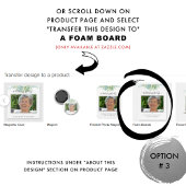 Poster Panneau de bienvenue funéraire avec feuillage aéré