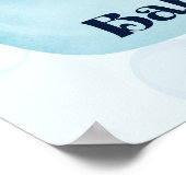 Poster Panneau de bienvenue Instantané Blue Aqiqah Aqeeqa (Coin)