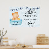 Poster Panneau de bienvenue Instantané Blue Aqiqah Aqeeqa (Cuisine)