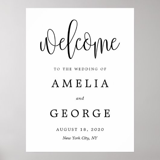 Poster Panneau de bienvenue LCC couleur et taille modifia (Devant)