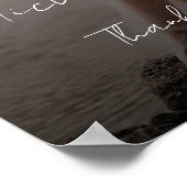 Poster Panneau de bienvenue mariage avec photo (Coin)