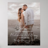 Poster Panneau de bienvenue mariage avec photo (Devant)