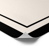 Poster Panneau de bienvenue Mariage Classique Monogramme (Coin)