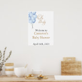 Poster Panneau de bienvenue Oh Bébé (Cuisine)