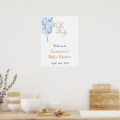 Poster Panneau de bienvenue Oh Bébé (Cuisine)