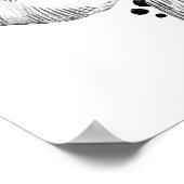 Poster Panneau de Bienvenue pour Baby Shower Éléphant (Coin)