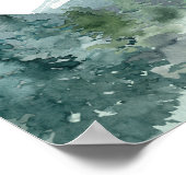 Poster Panneau de bienvenue pour baby shower en forêt de  (Coin)