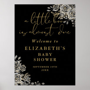 Poster Panneau de bienvenue pour Baby Shower Little Boo g