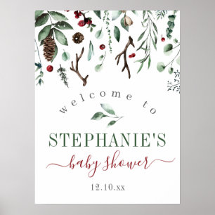 Poster Panneau de bienvenue pour Baby Shower ou Mariage H