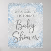 Panneau de bienvenue pour Baby Shower sur le thème