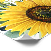 Poster Panneau de bienvenue pour Baby Shower sur les tour (Coin)