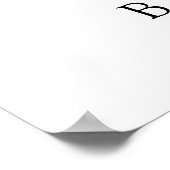 Poster Panneau de bienvenue pour Baby Shower violet pour  (Coin)