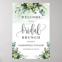 Panneau de bienvenue pour brunch de mariage avec p