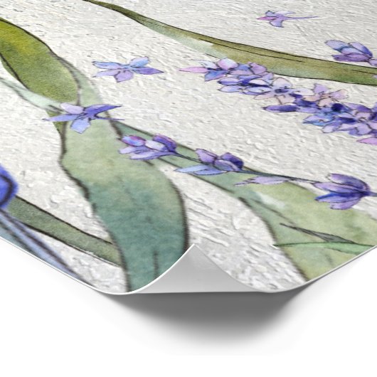 Poster Panneau de bienvenue pour célébration de vie avec (Coin)