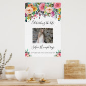 Poster Panneau de bienvenue pour célébration florale de l (Cuisine)